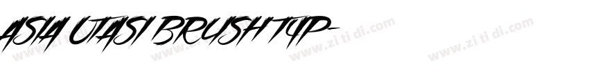 Asia Otasi Brush Typ字体转换